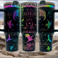 40oz  In My Fantasy Era Tumbler- Black/Rainbow