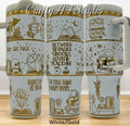 40oz Books are Magic Engraved Tumbler