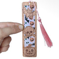 Bat, Skull, Pumpkin Bookmark