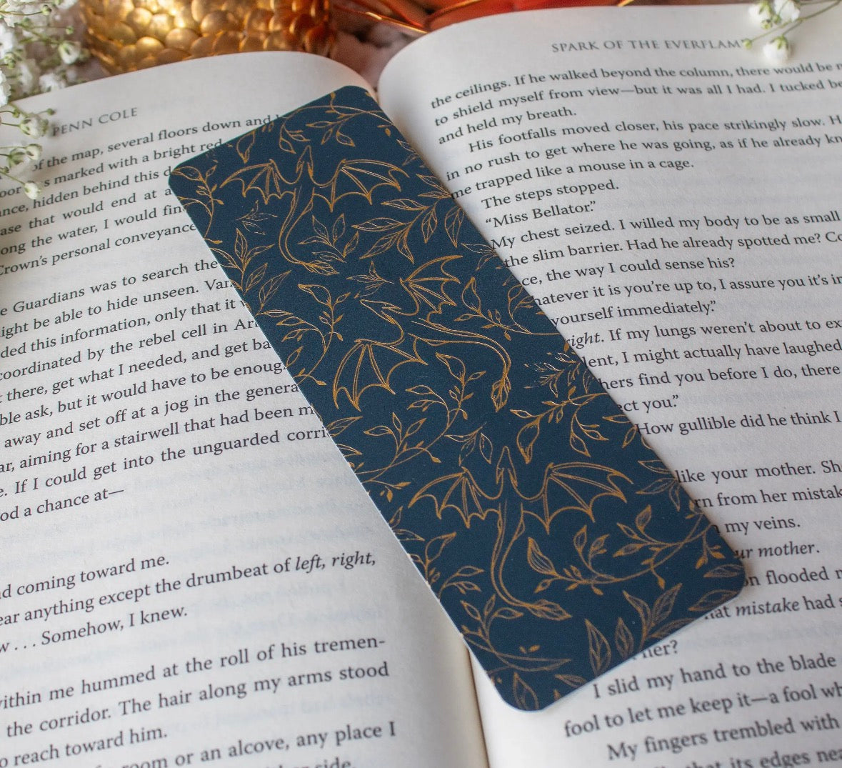 Gold Dragon Bookmark