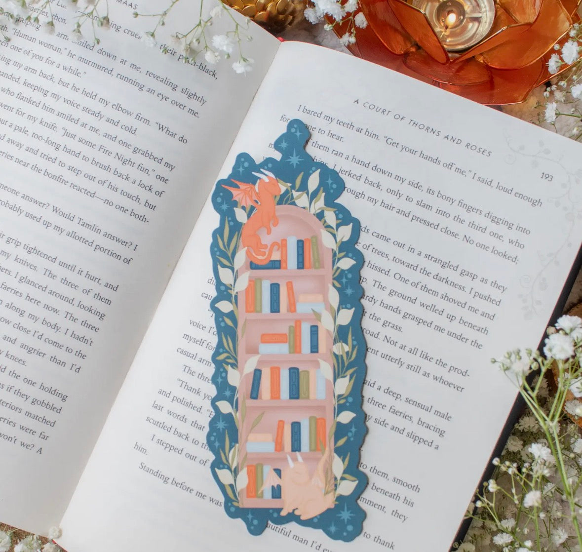Little Book Dragon - Bookshelf Bookmark