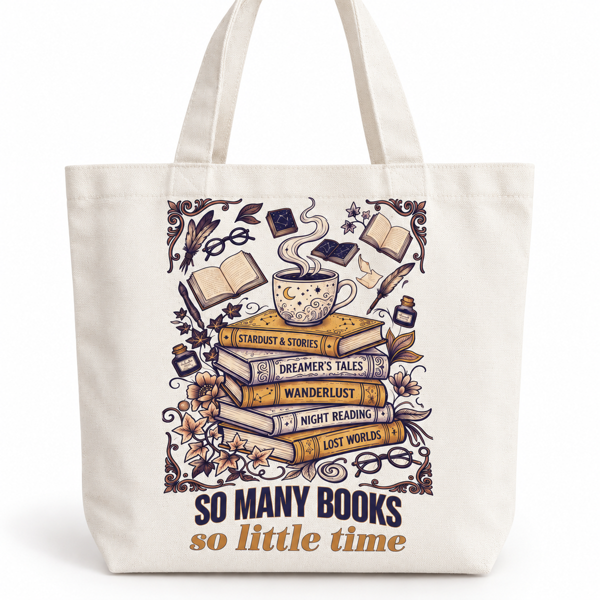 So Many Books So Little Time Book Bag