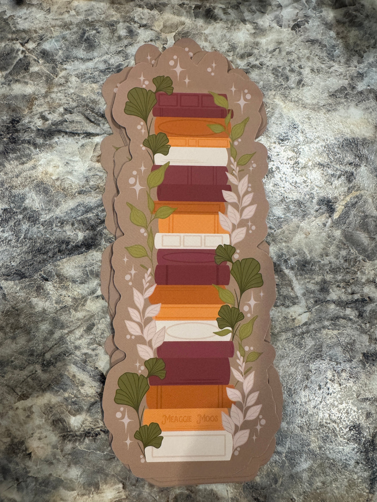 Bookstack Bookmark Die-Cut