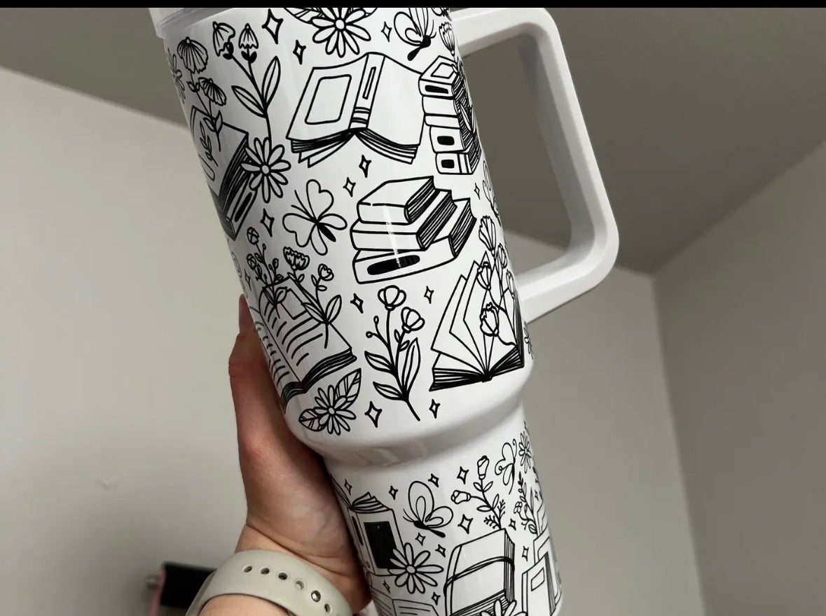 Sorry I’m all Booked 40 oz Tumbler
